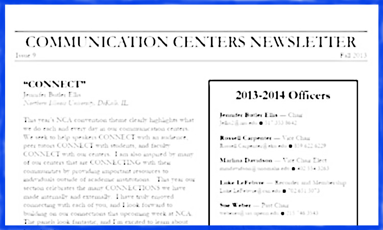 Links to the NACC newsletter